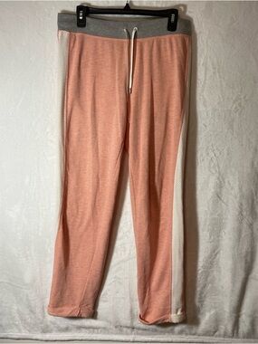 Juicy Couture Peach and Gray Pull-On Joggers w/ mesh detail